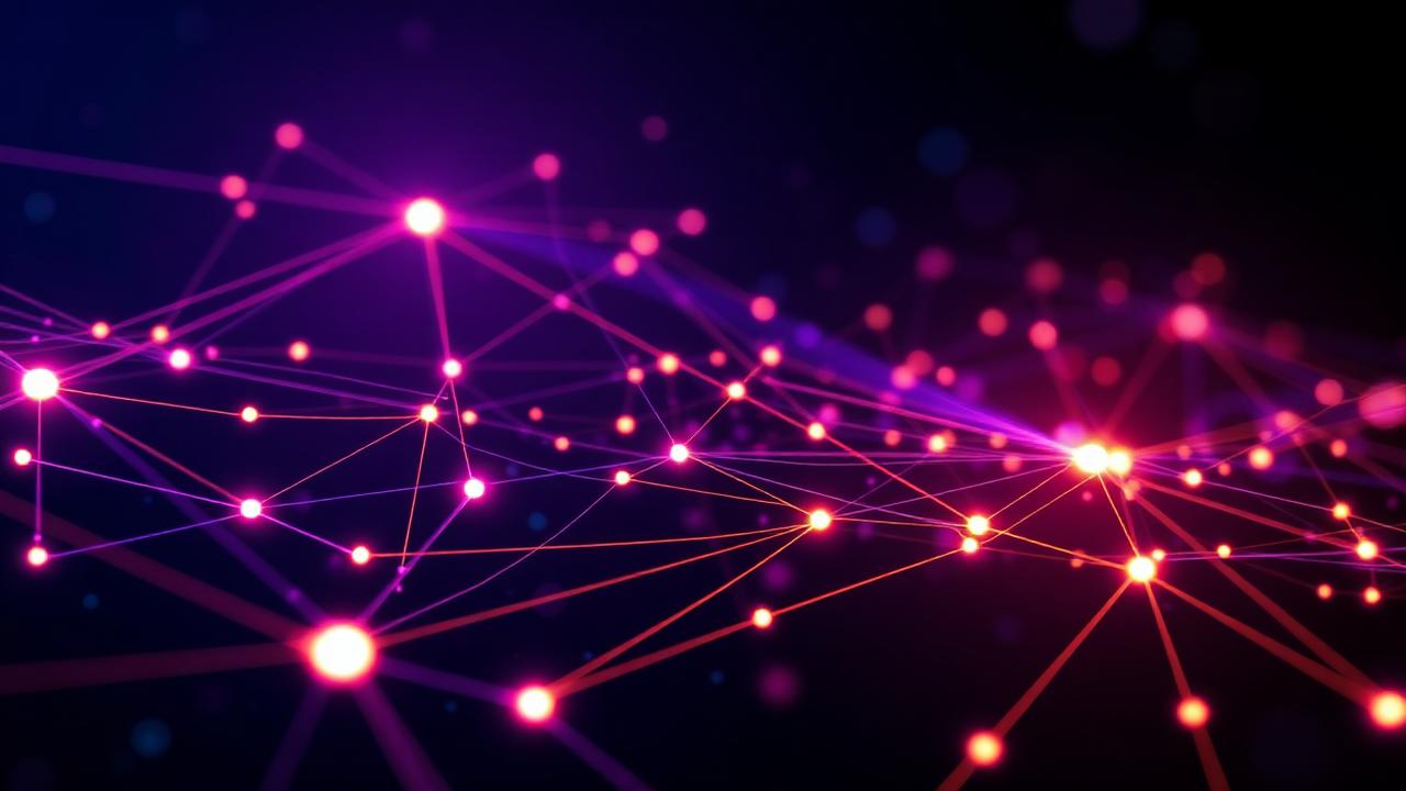 Intelligent AI model routing network diagram